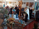 Праздничные богослужения и чин Великого освящения воды на источниках в Верхнемамонском районе
