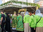 В канун праздника обретения мощей прп. Сергия Радонежского епископ Дионисий сослужил Патриарху Кириллу за всенощным бдением в Троице-Сергиевой лавре