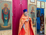 Епископ Дионисий возглавил Божественную литургию на территории Верхнемамонского казачьего кадетского корпуса с. Гороховка и совершил закладку камня в основание храма