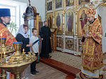 Епископ Россошанский и Острогожский Дионисий совершил Божественную литургию в Казанском храме с. Коротояк (Покровка) Острогожского района