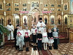 В храме святого великомученика Пантелеимона села Пришиб Калачеевского района состоялся детский рождественский праздник