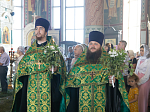 В канун праздника Святой Троицы Преосвященнейший епископ Дионисий совершил всенощное бдение в Свято-Ильинском кафедральном соборе г. Россошь