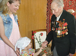 Поздравление ветеранов в Острогожске