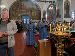 В праздник Благовещения Пресвятой Богородицы епископ Россошанский и Острогожский Дионисий совершил Божественную литургию в храме Вознесения Господня города Калач