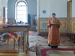 Епископ Россошанский и Острогожский Дионисий совершил Литургию в храме святых апостолов Петра и Павла с. Репьевка