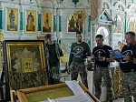 В Россоши встретили казачий крестный ход с чтимым образом Божией Матери «Избавительница от бед» (Ташлинская)