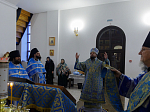 В праздник Сретения Господня Преосвященнейший епископ Дионисий совершил Литургию в Воскресенском соборе Белогорского мужского монастыря