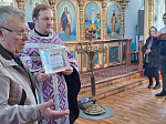 Настоятеля Преображенского храма села Заболотовка Ольховатского района наградили благодарственным письмом