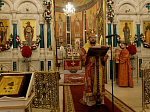 В праздник Светлого Христова Воскресения глава Россошанской епархии возглавил торжественное богослужение в Свято-Ильинском кафедральном соборе г. Россоши