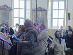 В субботу первой седмицы Великого поста епископ Россошанский и Острогожский Дионисий возглавил богослужение в храме святого мученика Иоанна Воина города Богучара
