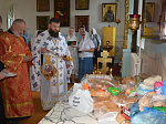 В день памяти великомученика Пантелеимона в Казанском храме поселка Каменка совершено праздничное богослужение
