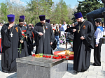 В Центральном парке города Павловска у мемориала состоялся торжественный митинг ко Дню Победы