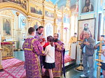 Праздник Изнесения Честных Древ Креста Господня молитвенно отметили в Тихоновском соборном храме Острогожска