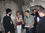 Владыка Андрей совершил Божественную литургию, посетил гала — концерт Пасхального фестиваля и пещерный комплекс в ходе поездки на Калачеевскую землю