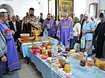 Праздничная Литургия и водосвятный молебен в Казанском храме г. Павловска
