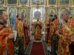 Правящий Архиерей возглавил престольное торжество храма во имя святого мученика Иоанна Воина города Богучара