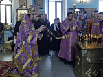 Епископ Дионисий совершил Божественную литургию в храме Рождества Пресвятой Богородицы села Верхний Карабут Подгоренского района