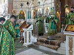 В канун праздника Святой Троицы Преосвященнейший епископ Дионисий совершил всенощное бдение в Свято-Ильинском кафедральном соборе г. Россошь