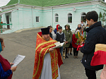 Школьники приняли участие в Пасхальном Крестном ходе