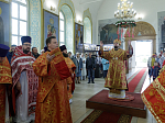 Глава Россошанской епархии совершил Божественную литургию в храме святого мученика Иоанна Воина города Богучар