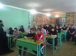 Помощник благочинного по молодежной работе посетил один из корпусов Россошанского техникума