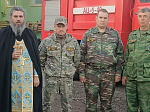 В пожарной части села Сергеевка Подгоренского района совершен молебен с участием личного состава части