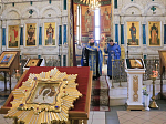 В благочинии помолились перед чудотворным образом Казанская-Витебская перед его отбытием на место постоянного пребывания
