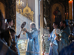 Епископ Россошанский и Острогожский Дионисий сослужил Преосвященным Архипастырям в Знаменском кафедральном соборе города Борисоглебска