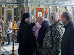 Епископ Россошанский и Острогожский Дионисий возглавил воскресное богослужение в Свято-Троицком храме районного центра Кантемировка