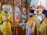Преосвященнейший Гавриил, епископ Соликамский и Чусовской, совершил Божественную литургию в храме Покрова Пресвятой Богородицы города Павловска
