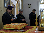 Преосвященнейший епископ Дионисий совершил Божественную литургию в Георгиевском храме села Терновое Острогожского района