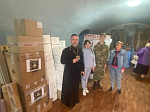 Руководитель епархиального отдела по приграничному сотрудничеству встретил очередной гуманитарный груз