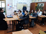 В Новолиманской школе состоялась беседа со священнослужителем о традиционных семейных ценностях