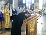 В день начала индикта (церковного новолетия) Архипастырь совершил Литургию в Свято-Ильинском кафедральном соборе города Россоши