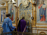 В праздник Благовещения Пресвятой Богородицы епископ Россошанский и Острогожский Дионисий совершил Божественную литургию в храме Вознесения Господня города Калач