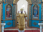 Архипастырь совершил Божественную литургию в храме Благовещения Пресвятой Богородицы села Лосево Павловского района