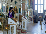 В преддверии престольного праздника Правящий Архиерей совершил всенощное бдение в Свято-Ильинском кафедральном соборе города Россоши