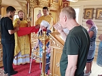 Благочинный совершил первое богослужение в храме вмч. Георгия Победоносца села Пасеково в качестве настоятеля прихода
