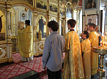В Тихоновском соборном храме города Острогожска торжественным богослужением отметили праздник Крещения Руси