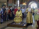Глава Россошанской епархии возглавил служение Божественной литургии в Свято-Ильинском кафедральном соборе города Россоши
