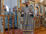 Епископ Дионисий 21 июля, в день празднования Казанской иконы Божией Матери, совершил Божественную литургию в Казанском храме пгт Каменка, центре Каменского благочиния