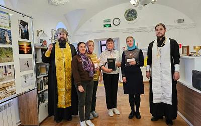 Духовенство города Павловска совершили чин освящения Павловской межпоселенческой центральной библиотеки имени А. С. Пушкина