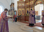 В Неделю вторую Великого поста Преосвященнейший епископ Дионисий совершил Литургию в Покровском храме с. Шапошниковка