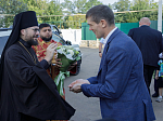 Правящий Архиерей возглавил престольное торжество храма во имя святого мученика Иоанна Воина города Богучара