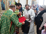 Вербное воскресенье в храме Иоанна Воина