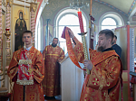 Преосвященнейший Дионисий епископ Россошанский и Острогожский совершил Литургию в храме Архистратига Божия Михаила г. Острогожска