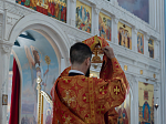Епископ Россошанский и Острогожский Дионисий совершил Божественную литургию в храме Успения Пресвятой Богородицы г. Калач
