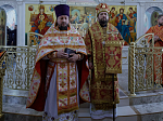 В субботу Светлой седмицы епископ Дионисий совершил Литургию в храме Успения Пресвятой Богородицы города Калач