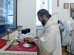 В праздник Собора Пресвятой Богородицы Преосвященнейший епископ Дионисий совершил Литургию в храме иконы Божией Матери «Казанская» города Павловска