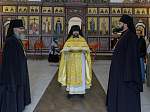 В Неделю 8-ю по Пятидесятнице епископ Дионисий совершил Божественную литургию в Воскресенском соборе Белогорского мужского монастыря